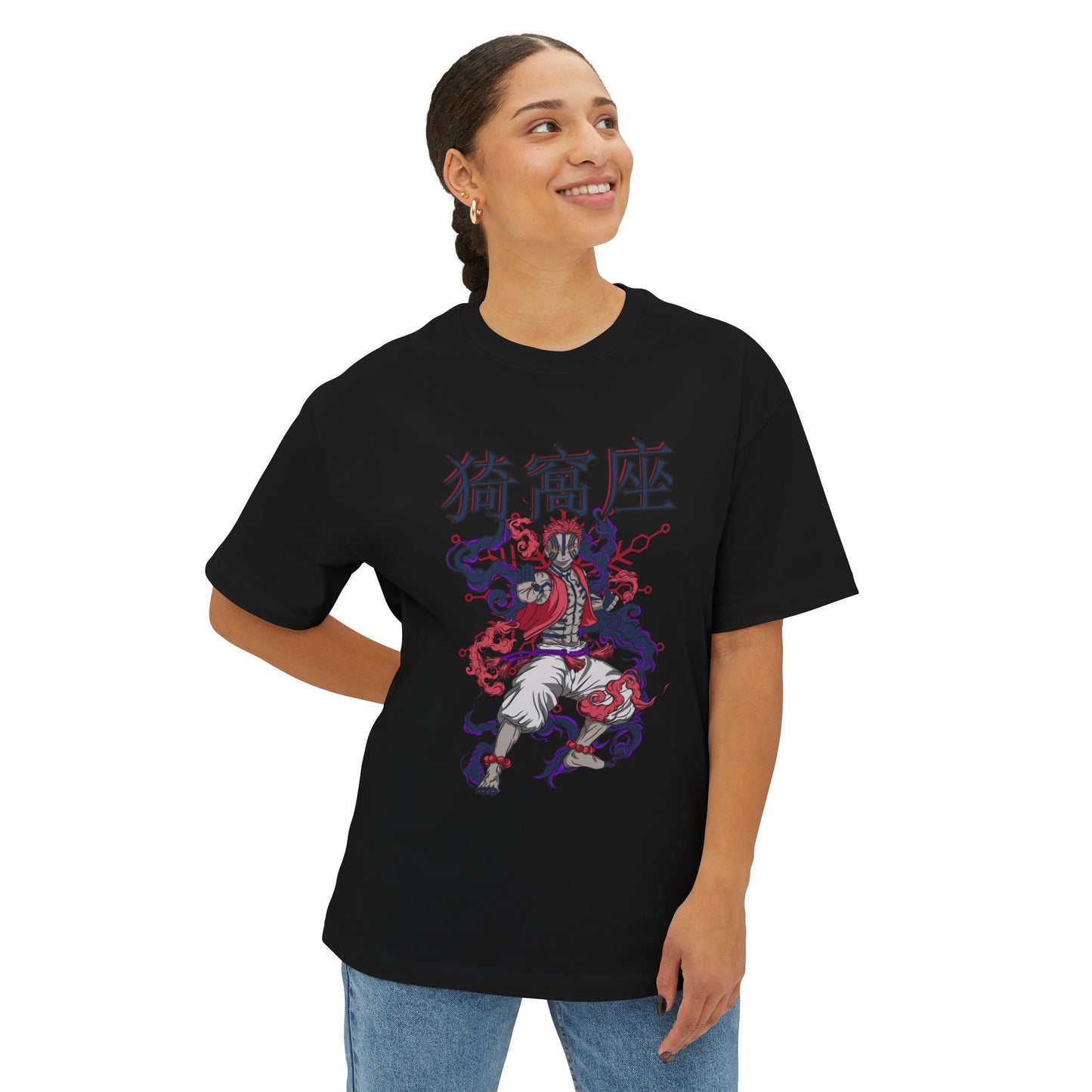 D3MON SL4Y3R Premium Tee – Frozen Rage Anime-Inspired Unisex Heavy Cotton Tee