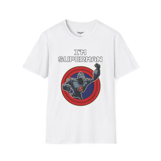 I Am Not a Weapon Unisex Softstyle T-Shirt with Superhero Design - I'm Superrrman, Casual Wear, Gift for Comic Lovers, Birthday Gift, Graphic Tee