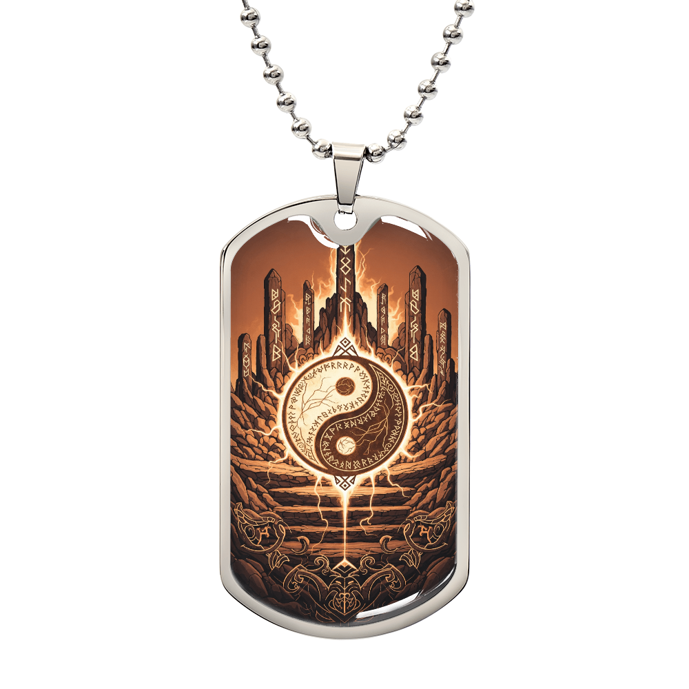 The 4 Sigils of Nahuatl: Trials of Elemental Ascension – Warrior's Dog Tag