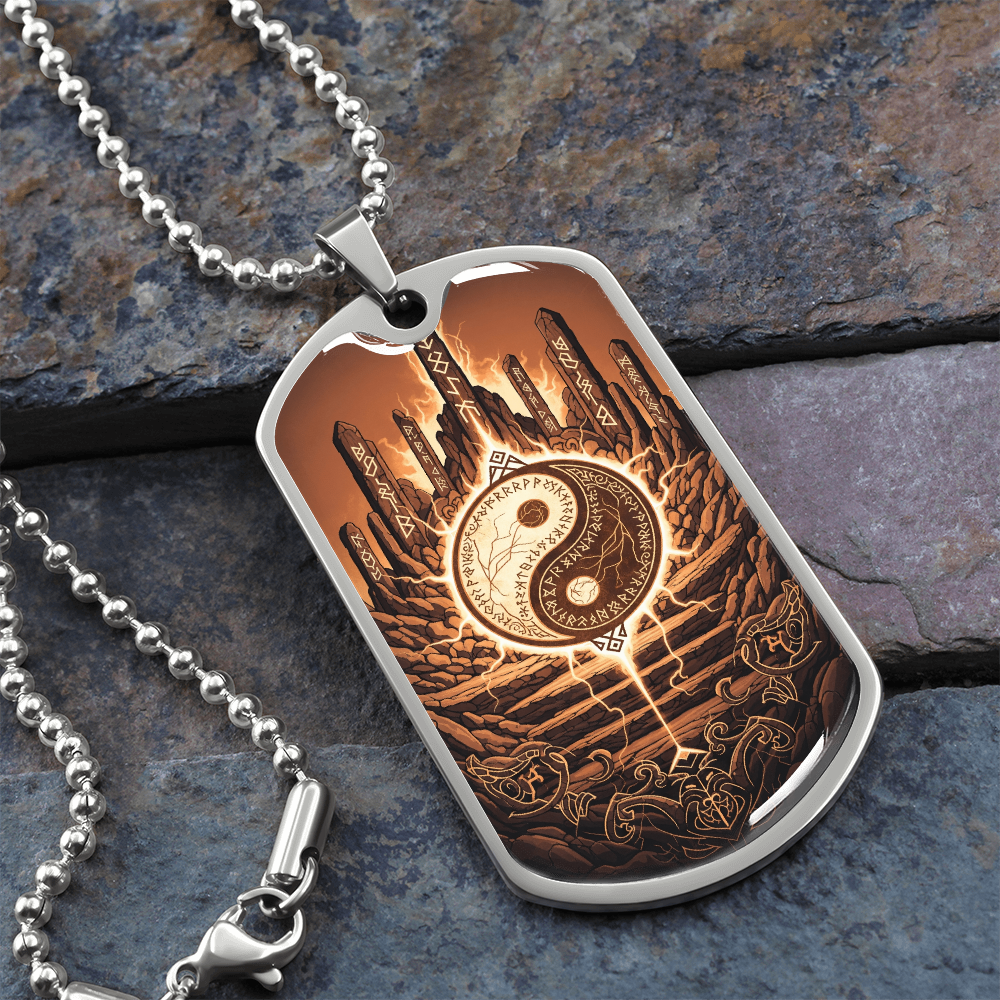 The 4 Sigils of Nahuatl: Trials of Elemental Ascension – Warrior's Dog Tag